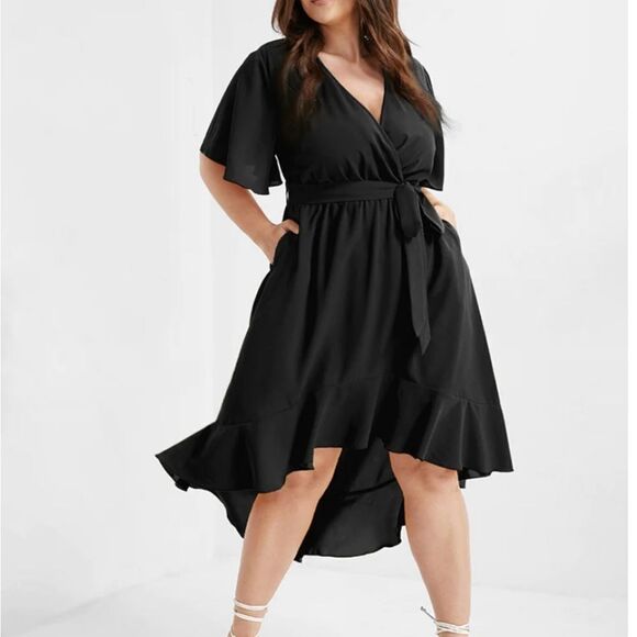 NWT BloomChic black belted dress - Picture 3 of 13